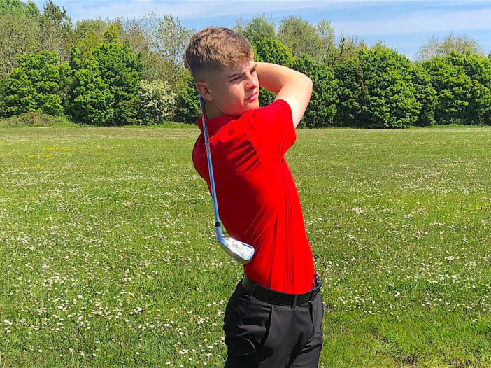 Durham teenager Kieran Hall enjoys golfing day to dream about