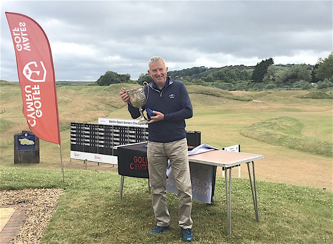 Welsh Seniors Open champion Martin Galway at Tenby Golf Club