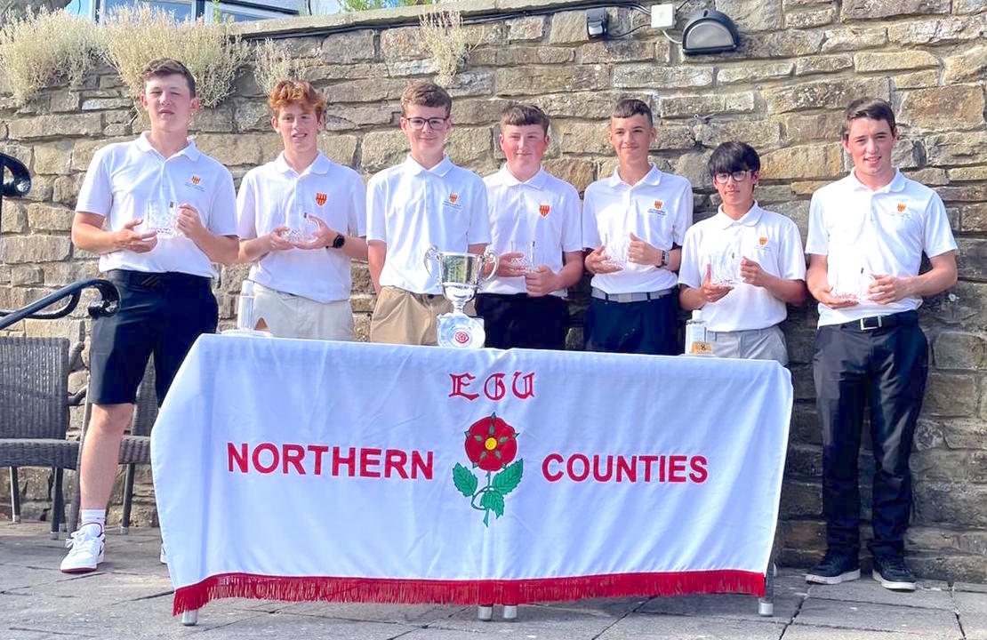 The winning Northumberland Boys squad