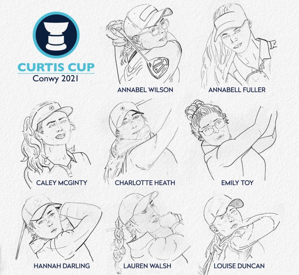 The 2021 GB&I Curtis Cup team, as seen by the R&A