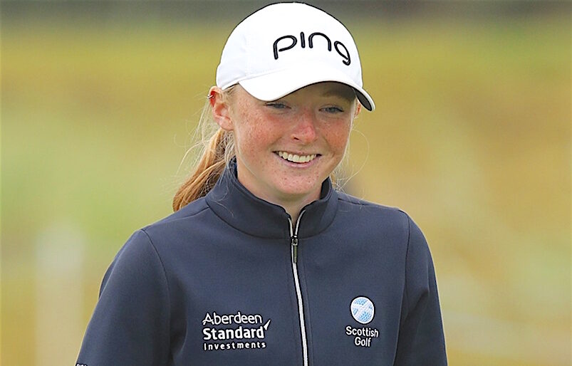 WHAT A WEEK! Louise Duncan (West KIlbride) is three under after 36 holes at Carnoustie