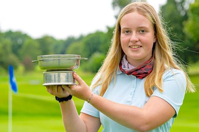 SUPER CONSISTENT: Scottish U-14s Open champion Sadie Adams (Burnley)