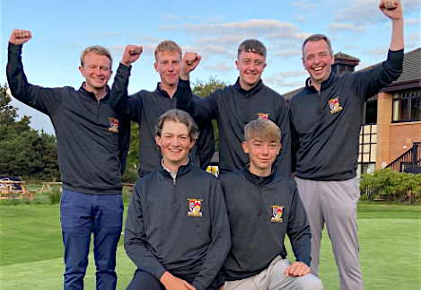 Ayrshire Boys squad at the Scottish Boys Area Championship