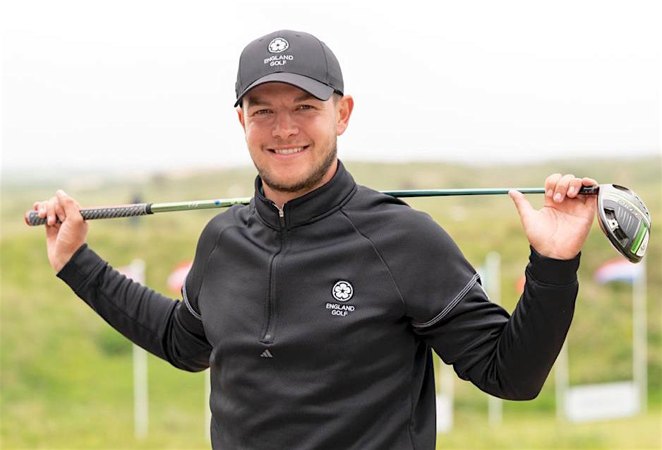 Reigning champion Sam Bairstow is just one behind the leader at Saunton