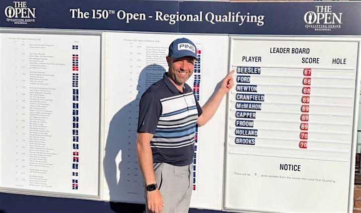 Cheshire stalwart Jon Beesley gets second chance to play in The Open after 22-year wait