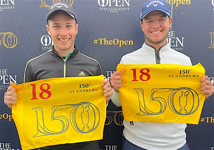 Inspired South Yorkshire duo book their spots at St Andrews