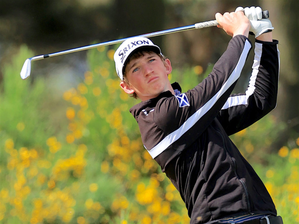 Calum Scott of Nairn just missed out on qualifying for The Open
