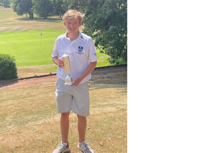Leeds Grammar School's Josh Stephens won the English Schools U-16s at Chesterfield Golf Club