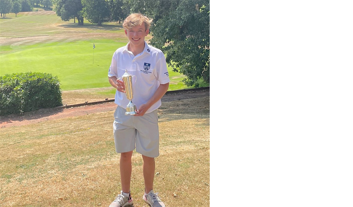 Leeds Grammar School's Josh Stephens won the English Schools U-16s at Chesterfield Golf Club