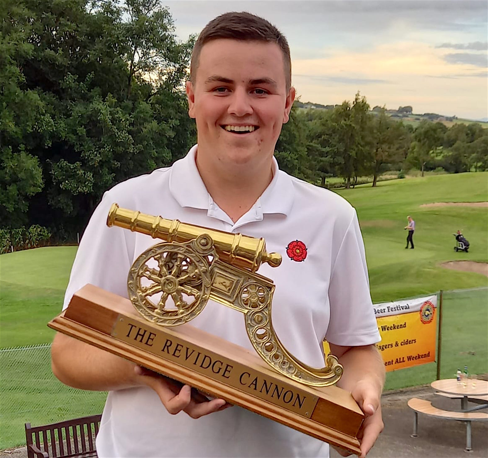 Ormskirk's Andrew Haswell, who won at Blackburn Golf Club