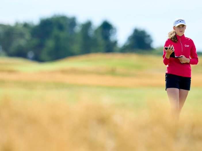 MASSIVE WIN: Wales player Emily James beat highly-fancied Swedish teenager Meja Ortengren at Carnoustie