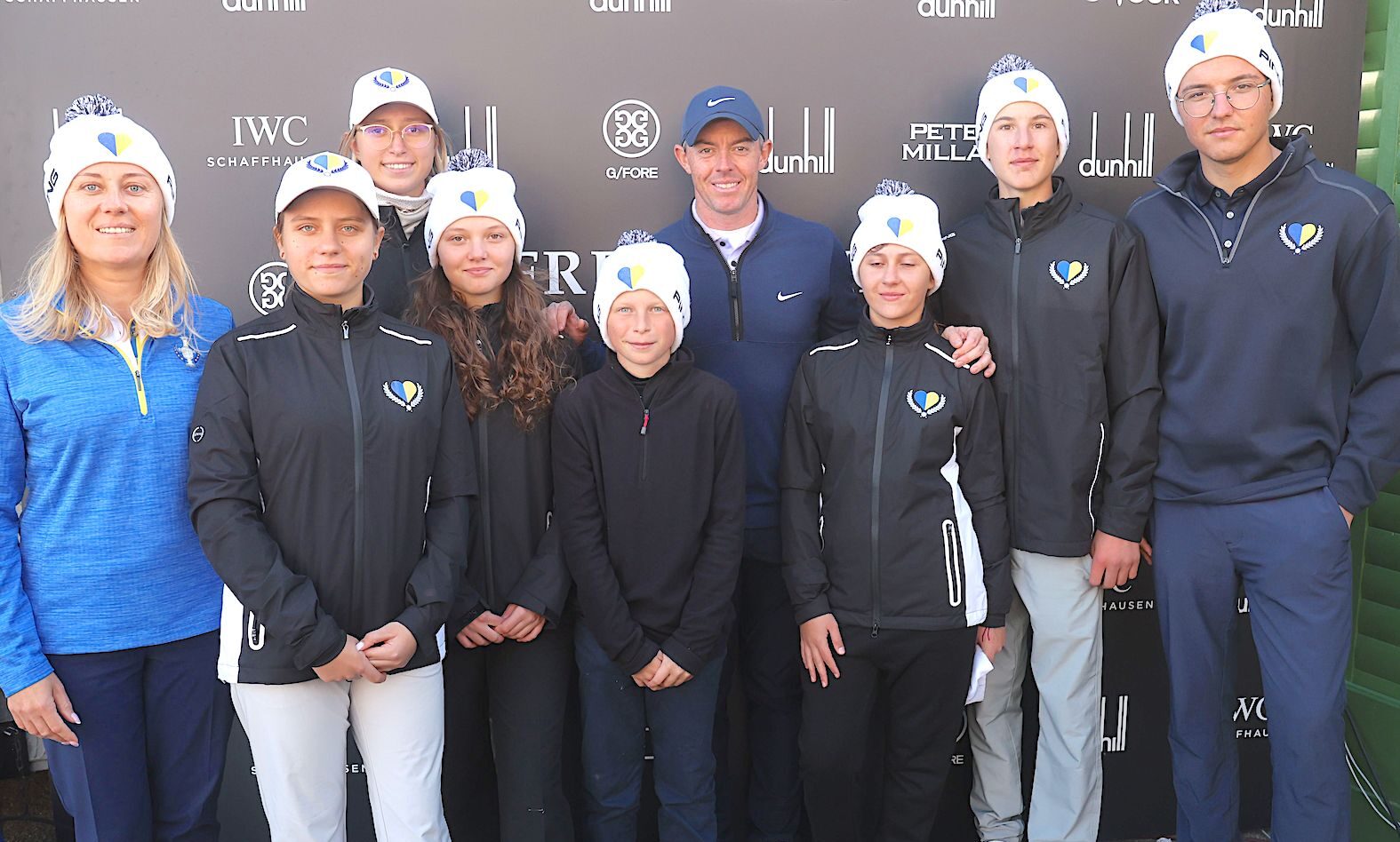 Ukranian juniors get to meet Rory McIlroy at St Andrews