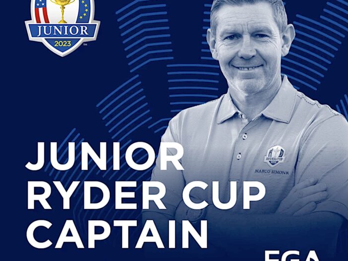 Stephen Gallacher the 2023 Europe Junior Ryder Cup captain