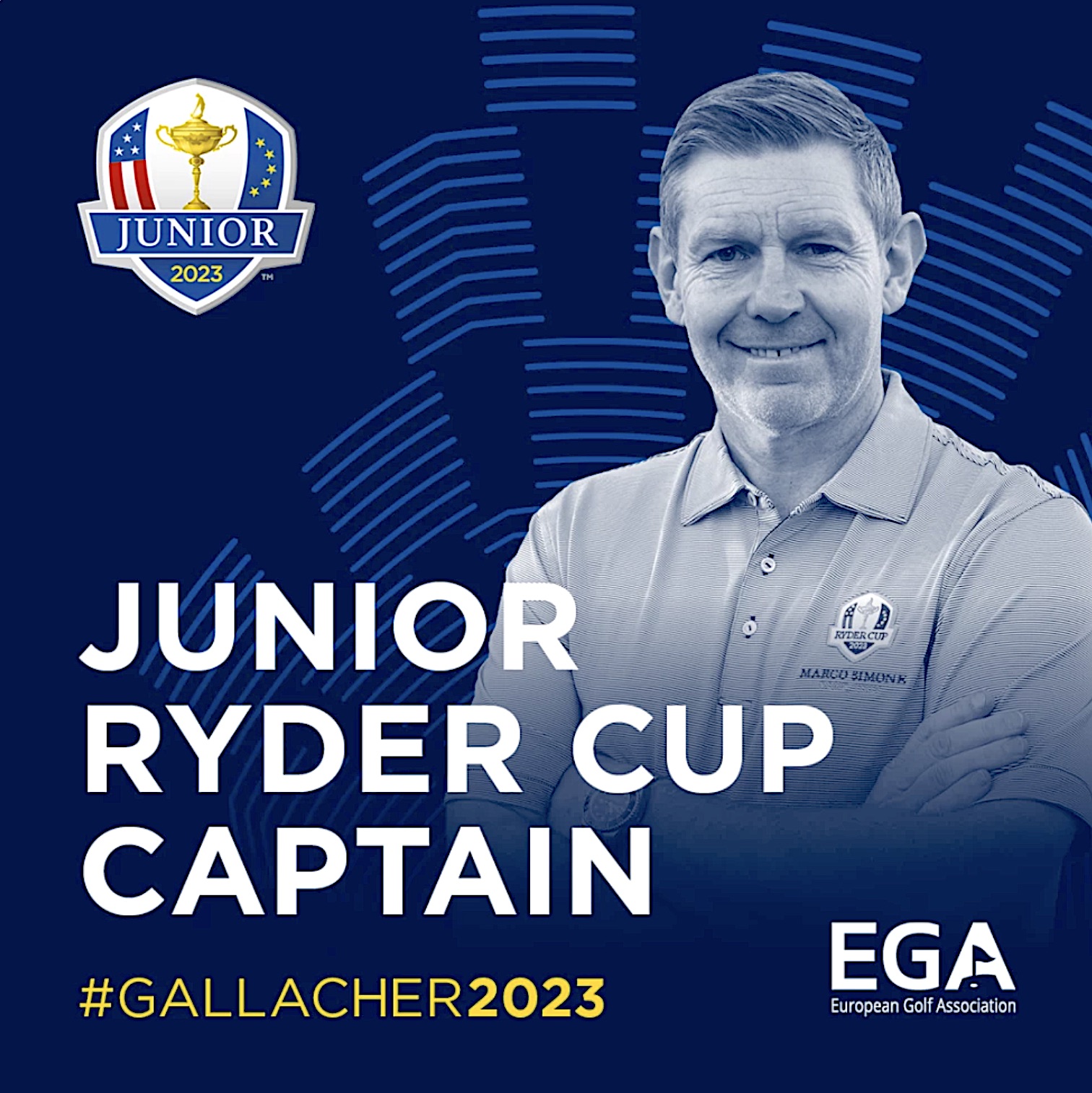 Stephen Gallacher the 2023 Europe Junior Ryder Cup captain