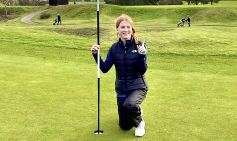 Issy McDonald hole-in-one at Bungay and Waveney Valley Golf Club