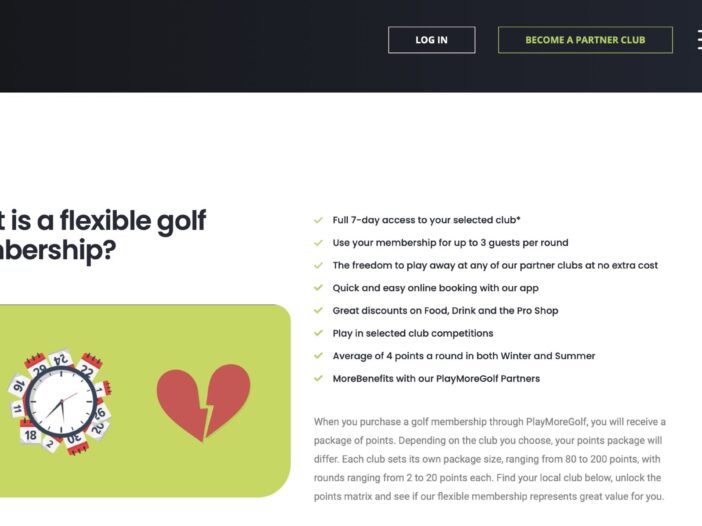 PlayMoreGolf has opened up golf membership to thousands of players