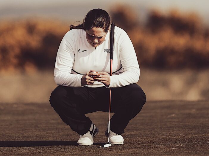 DEEP IN THOUGHT: R&A Student Series champion Lorna McClymont