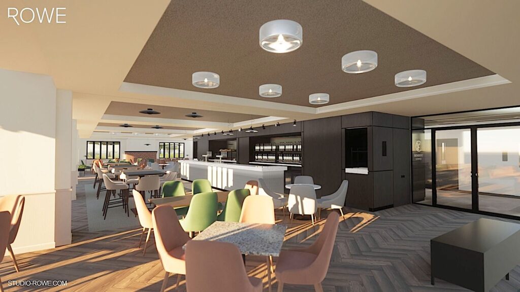 An artist's impression of the new Caversham clubhouse