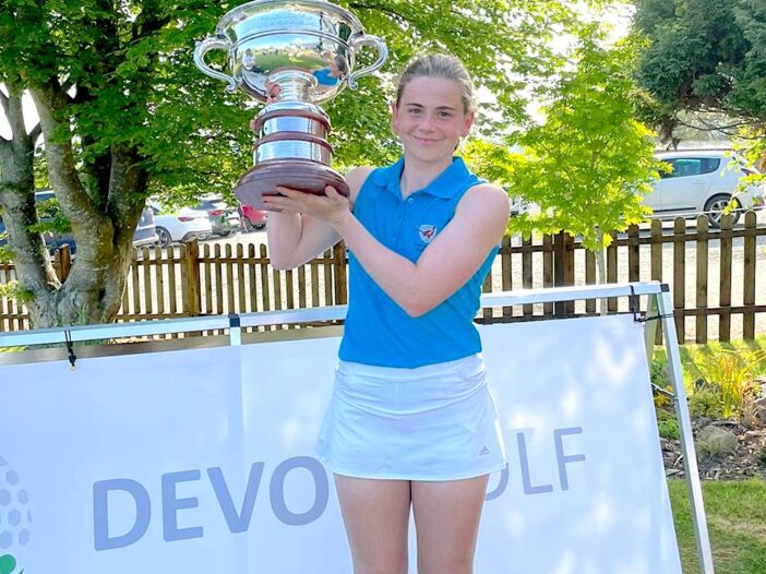 DevonGolf Women's County champion Gudrun Nolan