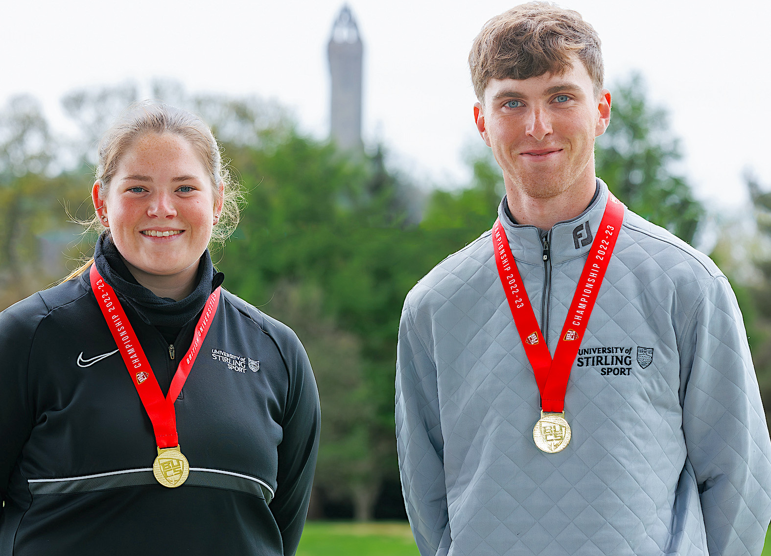 BUCS Tour champions Lorna McClymont and George Cannon