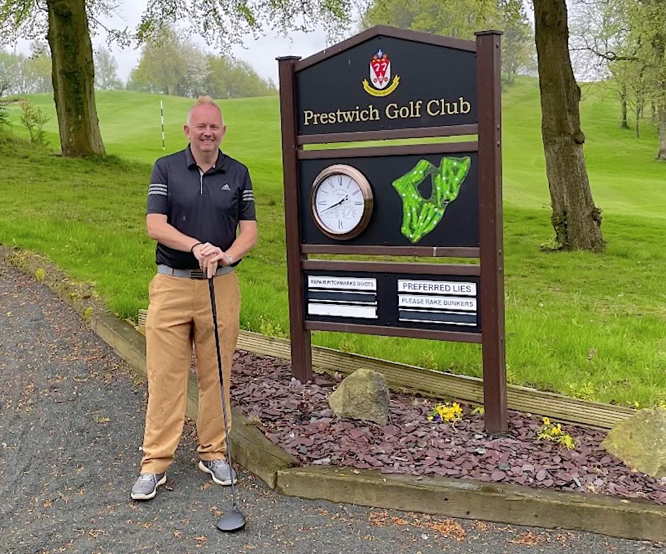 Paul Walsh at Prestwich Golf Club