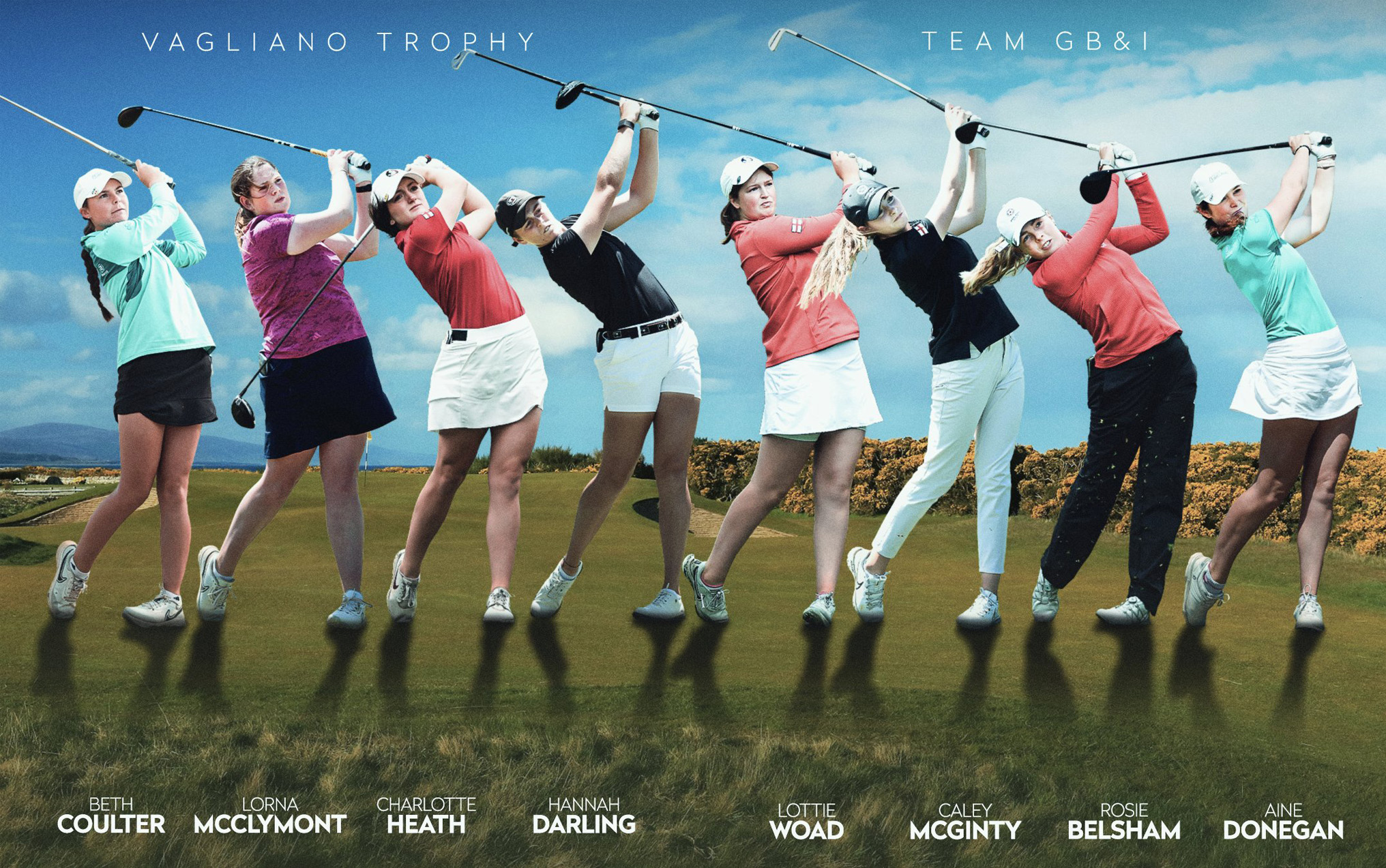 The 2023 Vagliano Team that will take on the Continent of Europe at Royal Dornoch Golf Club