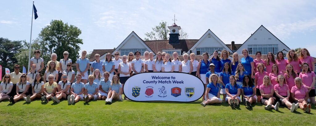 All the teams from the 2023 South Women’s Region County qualifier at Sundridge Park Golf Club