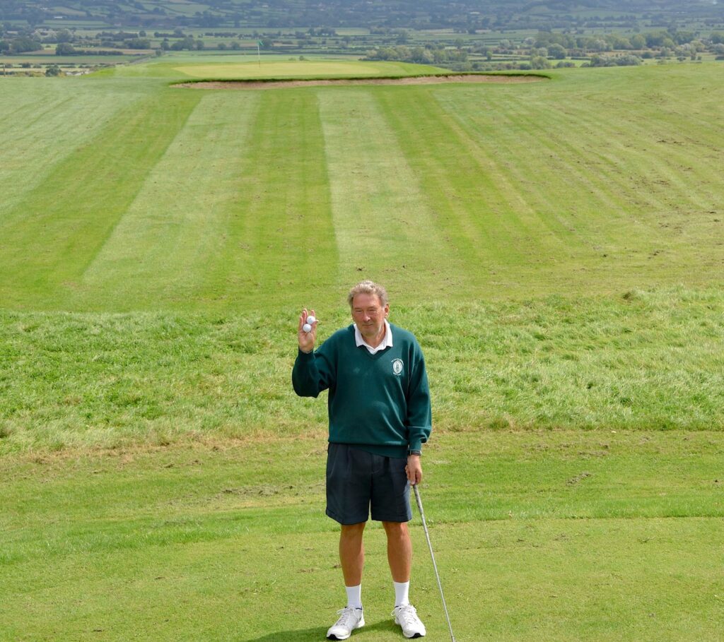 John Russell at the 11th at Isle of Wedmore Golf Club